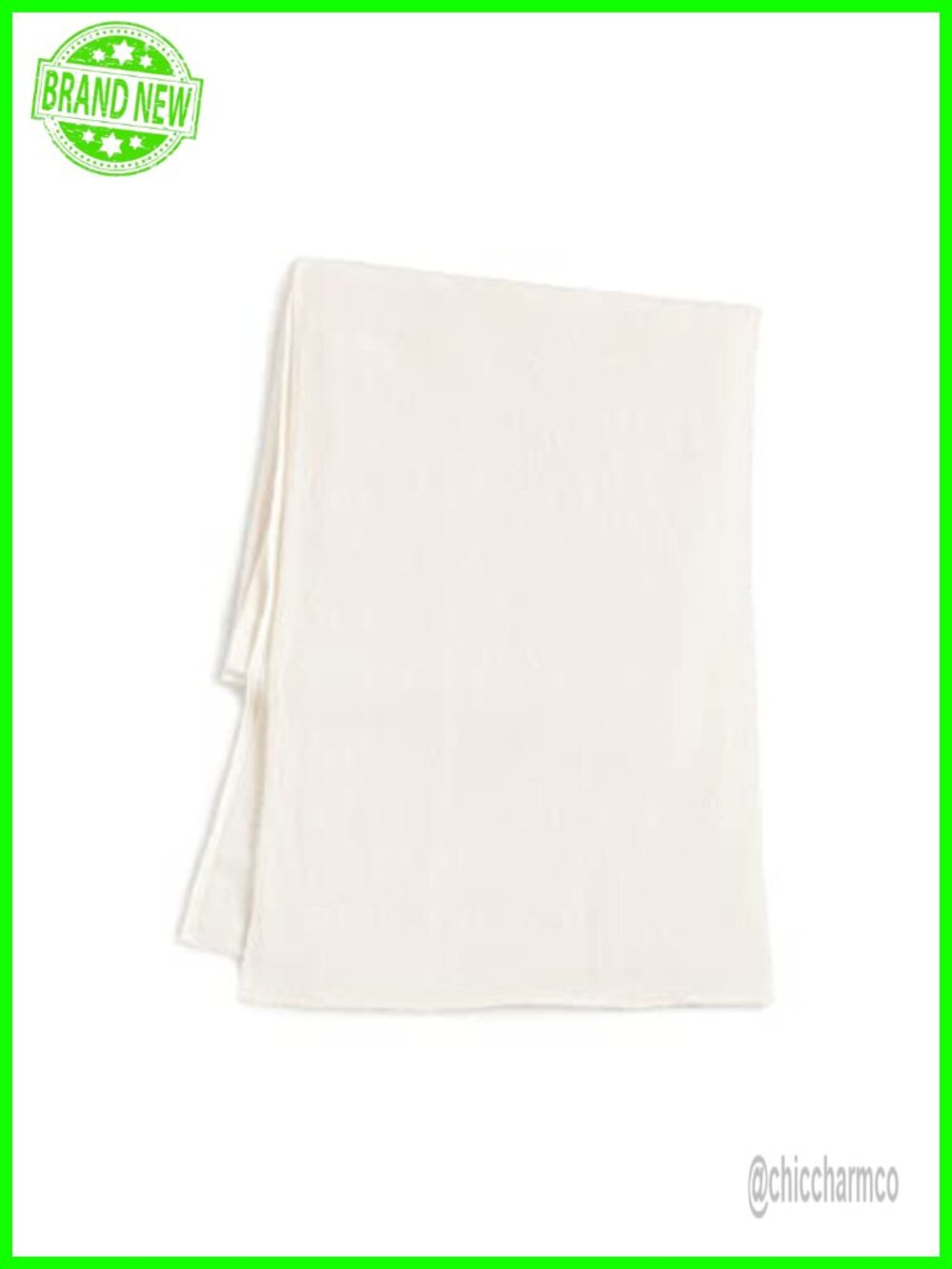 100% Cashmere Travel Wrap Scarf Lightweight Soft Knit Large 80"